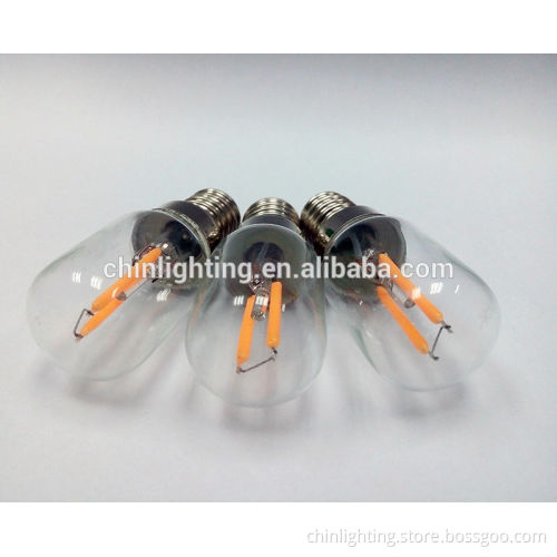 LED T22 tubular Filament bulb E14 Base LED Filament bulb UL CE ROHS Listed